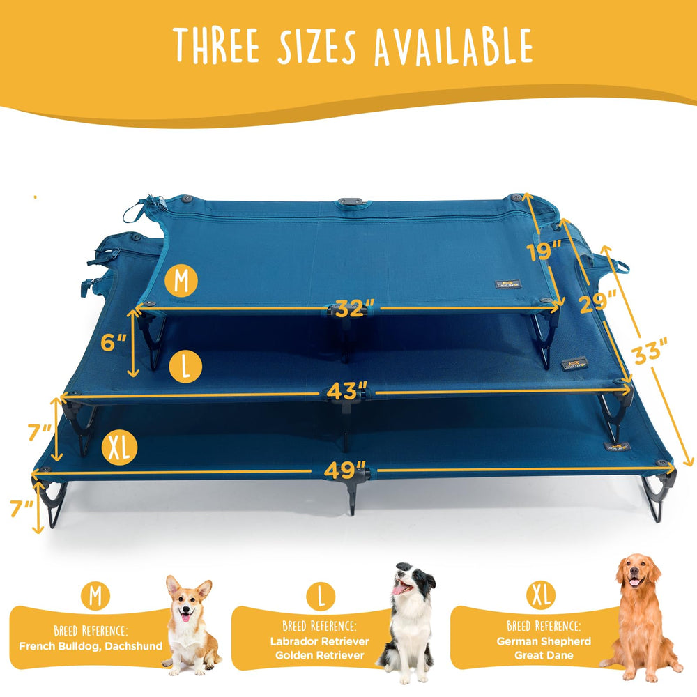 CANINE CANYON Daisy Cot: resistente al agua para fácil limpieza