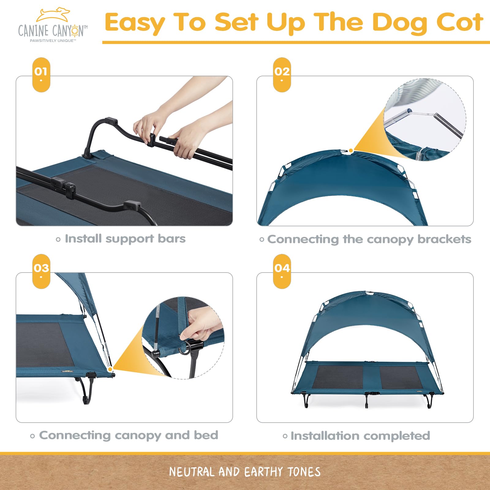 CANINE CANYON: diseño duradero que soporta uso diario sin perder confort.
