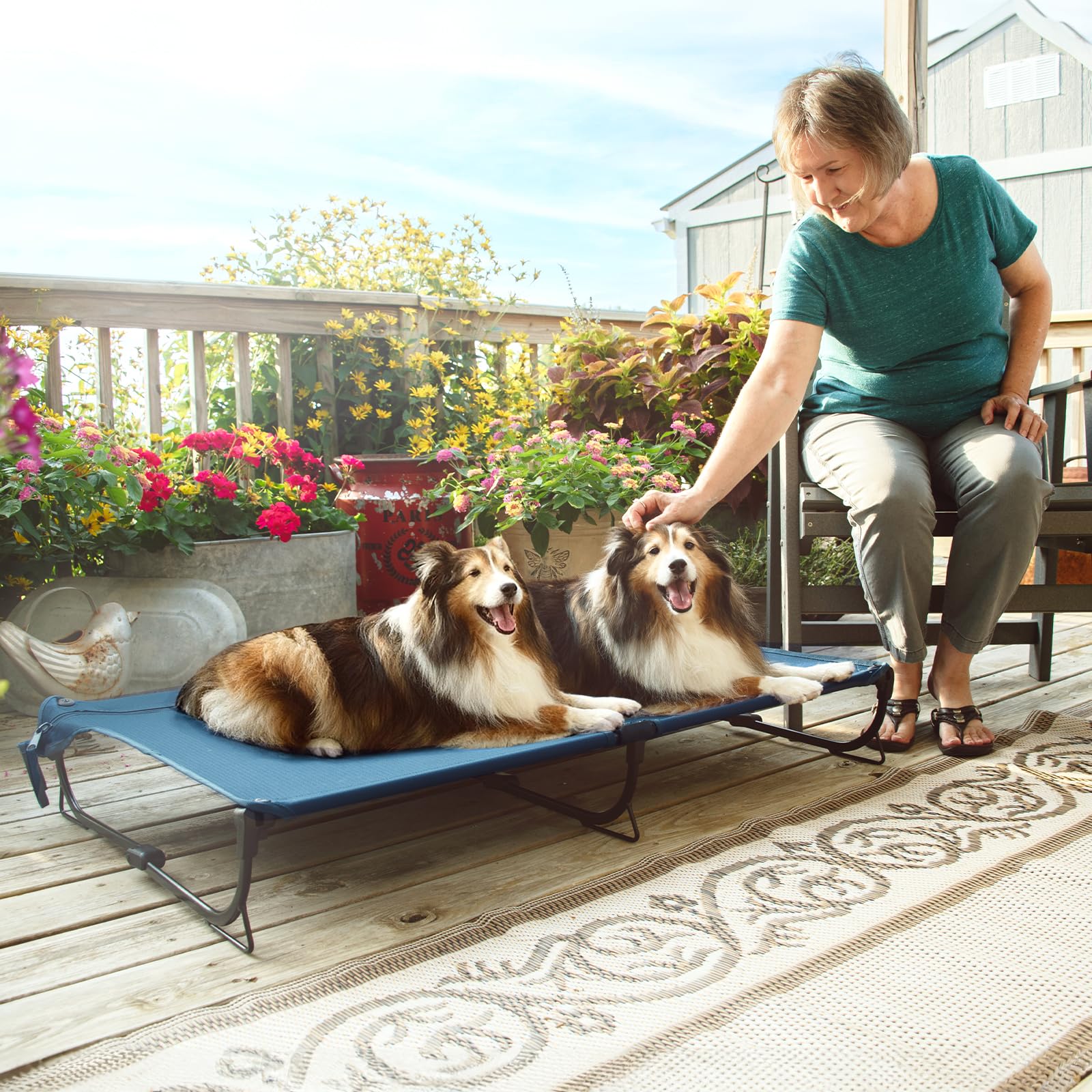 CANINE CANYON cama lavable y compacta para almacenamiento y viaje