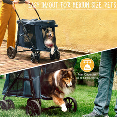 Canine Canyon Scout con cinco mallas ventiladas para visibilidad y aire
