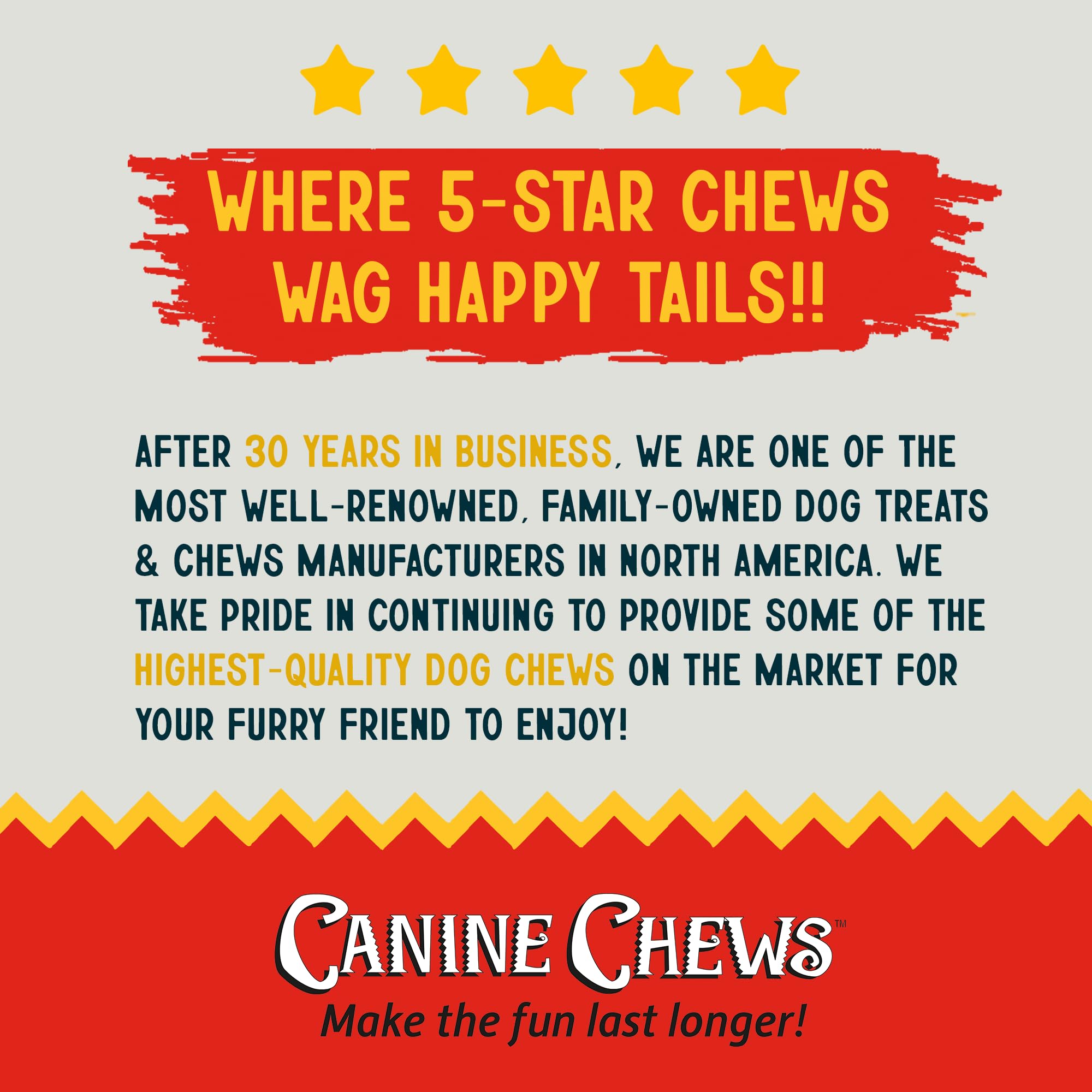 Canine Chews paquete de 15 rollos para perros grandes.