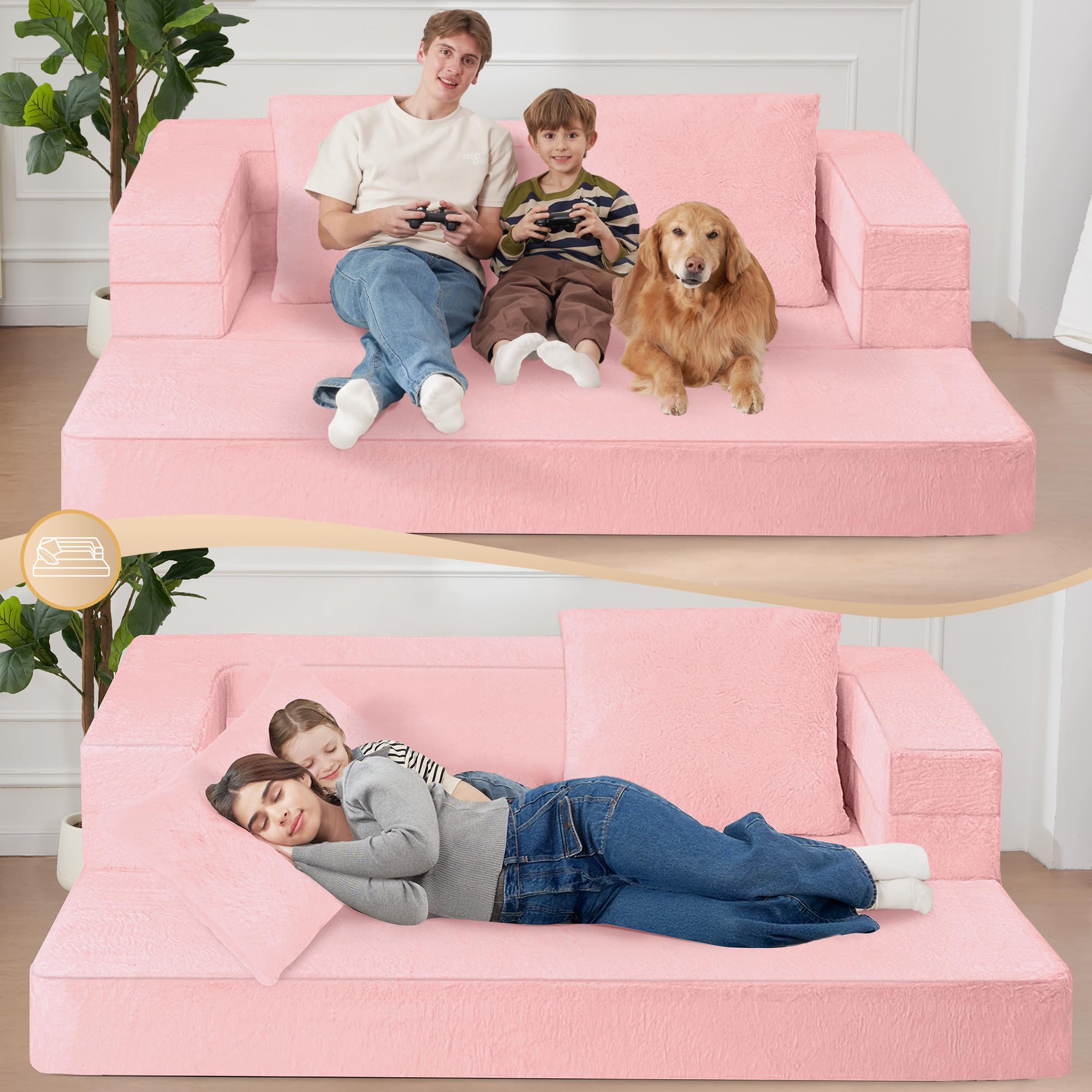 Cansunna almohadas-espuma-refuerzo añaden confort adicional para sesiones relajantes.