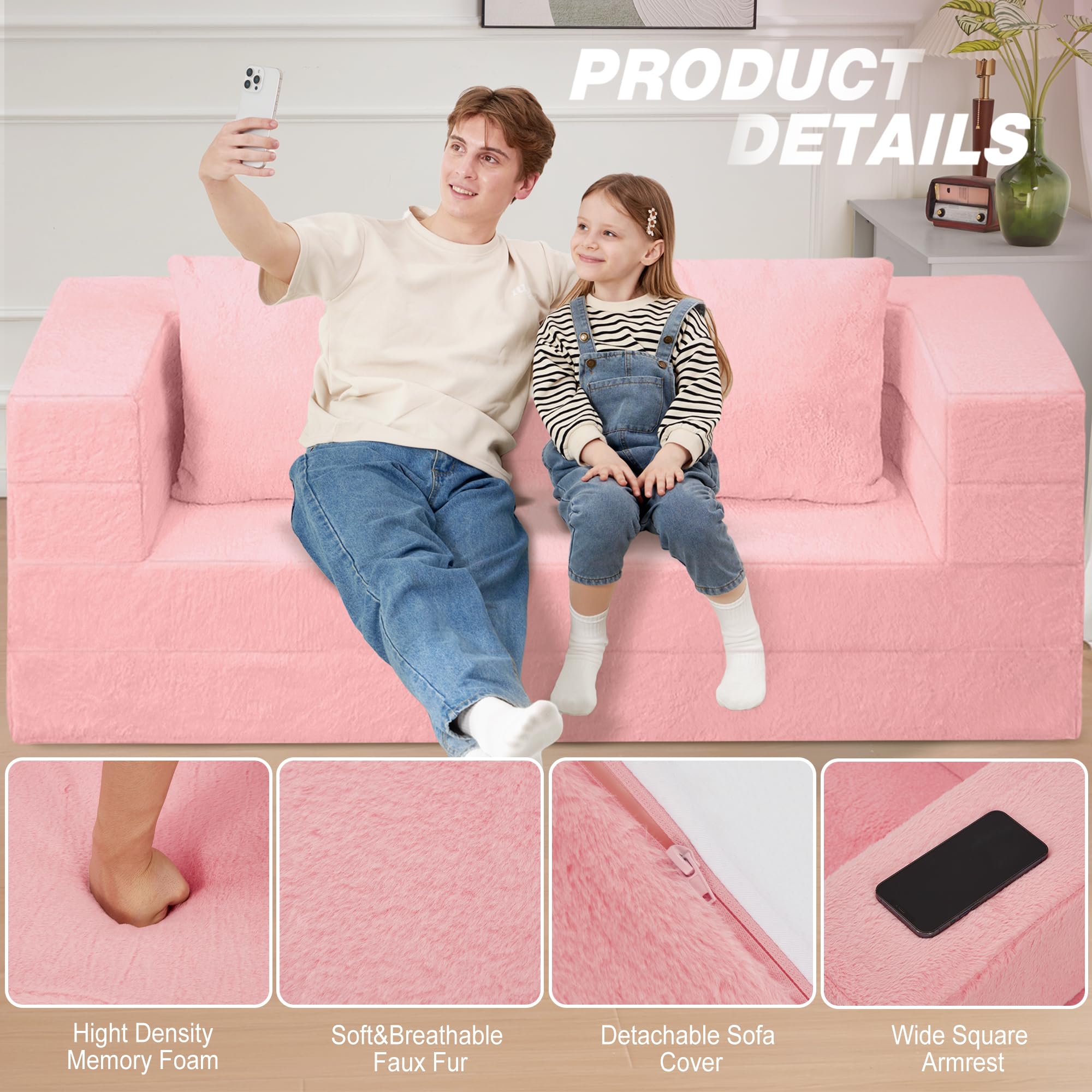 Cansunna uso multi-escenarios: dormitorio y sala para momentos de juego y relax.