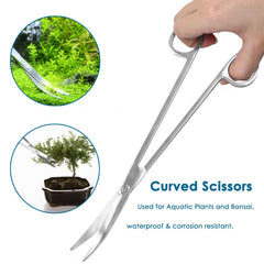 Capetsma Aquascape Tijeras Curvas para recorte suave de plantas