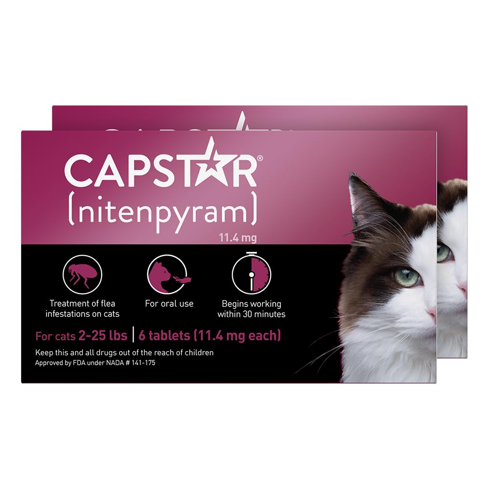 Capstar: apto para gatos de 2-25 libras.