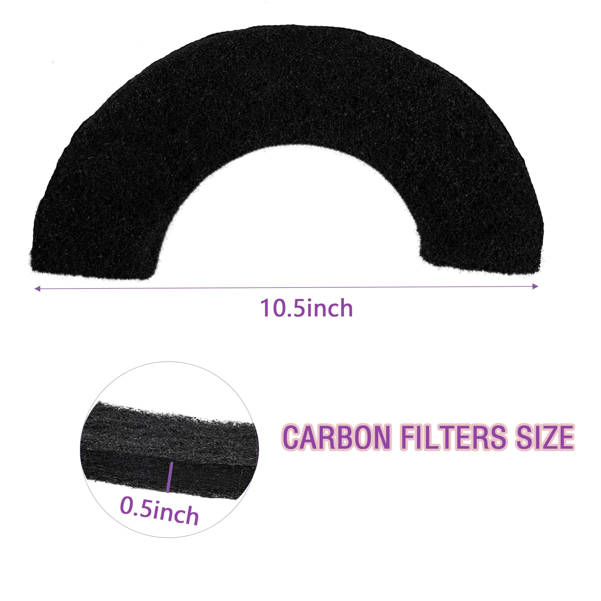 caqeaus filtro carbón activado para Litter Robot 4 absorbe olores eficazmente