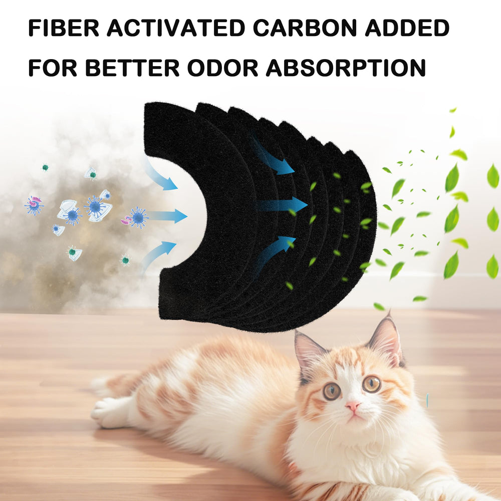 caqeaus filtro carbón activado Litter Robot 4 cambio fácil cada mes
