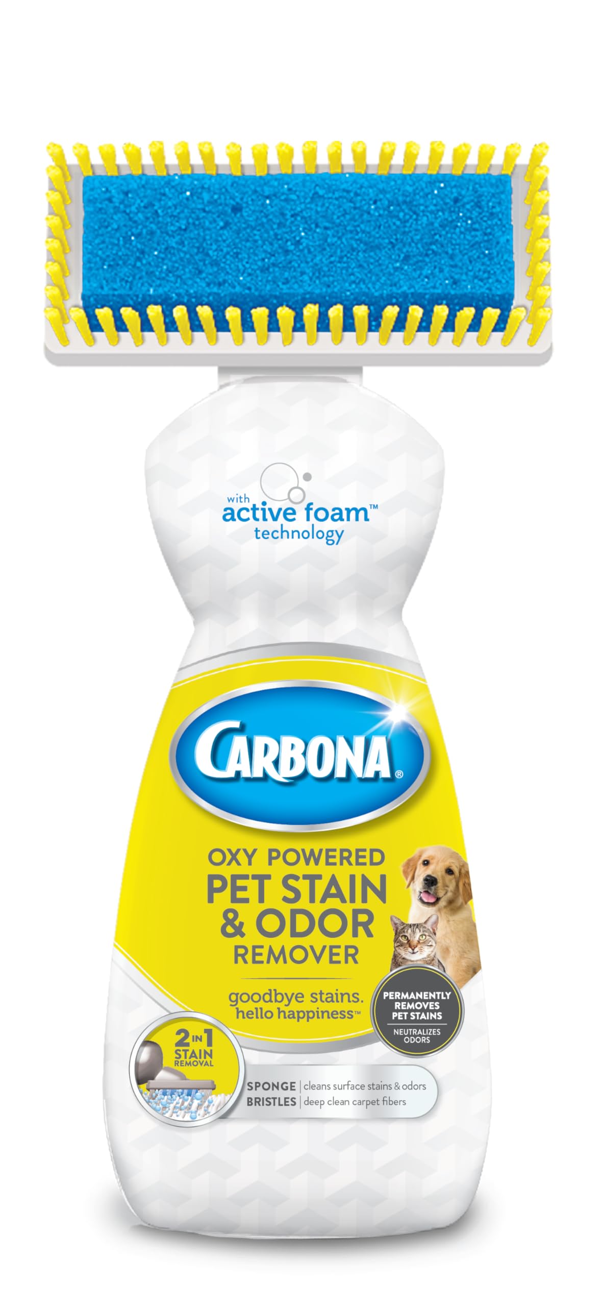 Carbona remover de manchas para mascotas con oxígeno activado, uso rápido