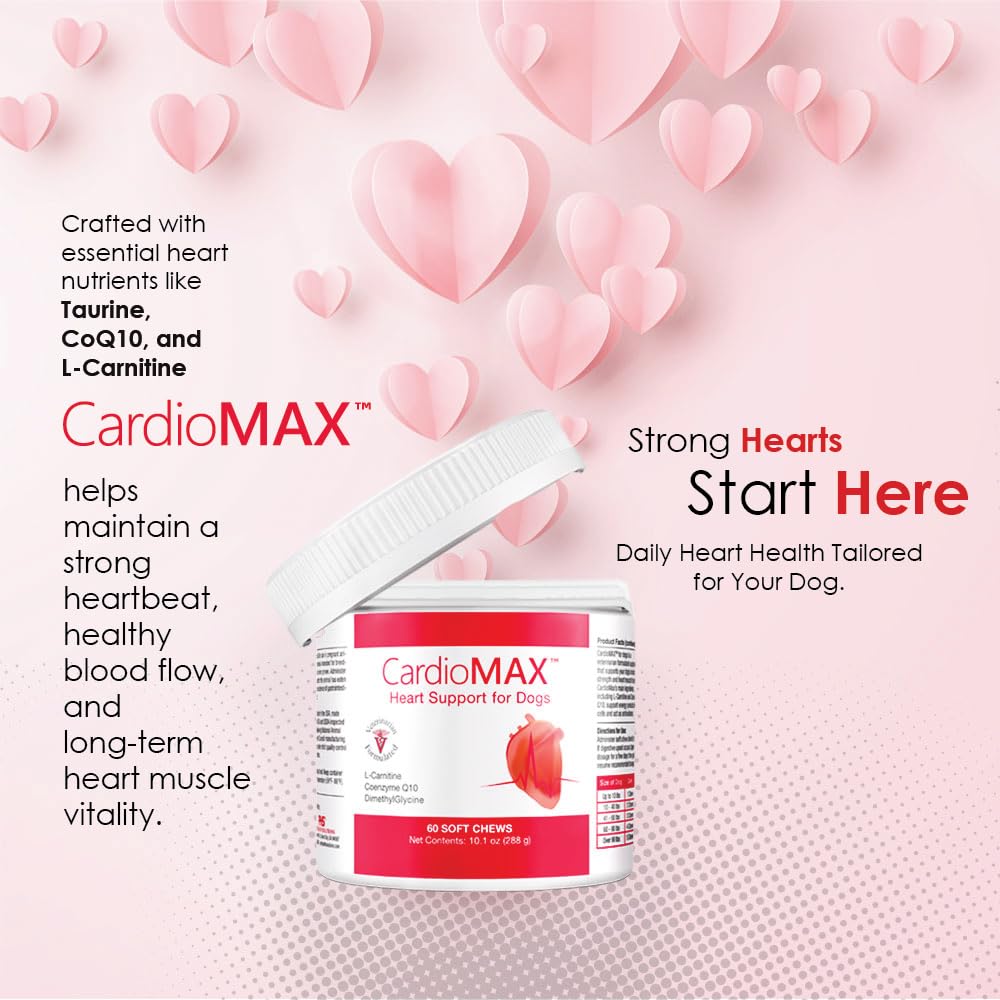 Cardiomax L-carnitina para apoyo cardiovascular y circulación canina