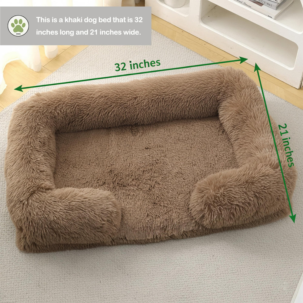 Cama CareCooo para perro grande plush mullida y confortable