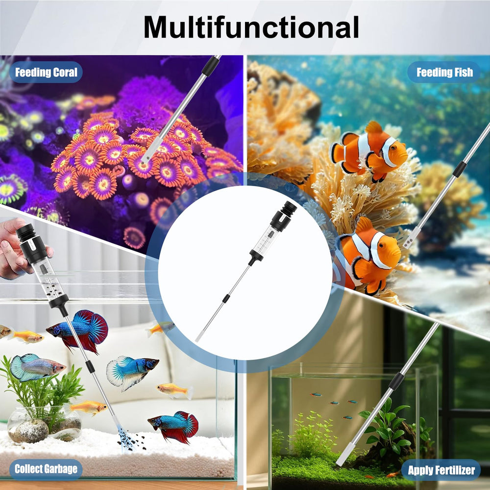 Carefree Fish baster turco mejorado para recolectar residuos con precisión.