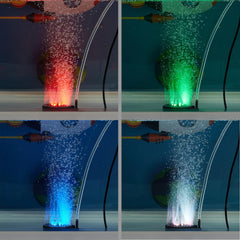 Carefree Fish cambia de color en cuatro tonos para iluminación atractiva.