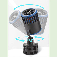 Carefree Fish generador de olas con giro de 360° para dirigir el flujo