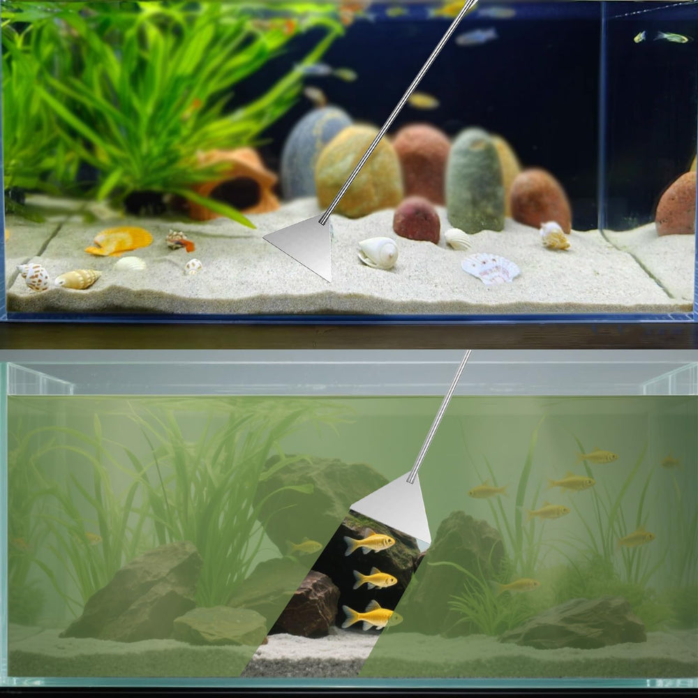 Carefree Fish pala-base niveladora inoxidable para nivelar sustrato.