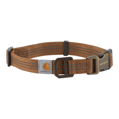 Collar Carhartt ajustable en nylon para perros, cómodo para paseos diarios.