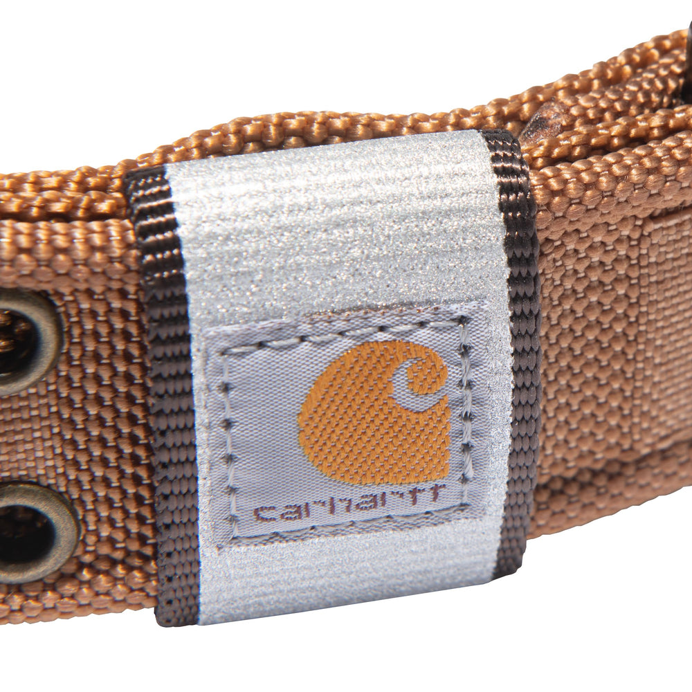 Collar Carhartt para perro, hebilla doble, ajuste rápido y seguro.