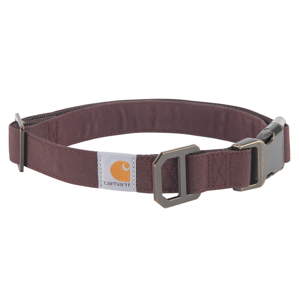 Collar Carhartt para perro con lona gruesa y ajuste seguro para paseos.