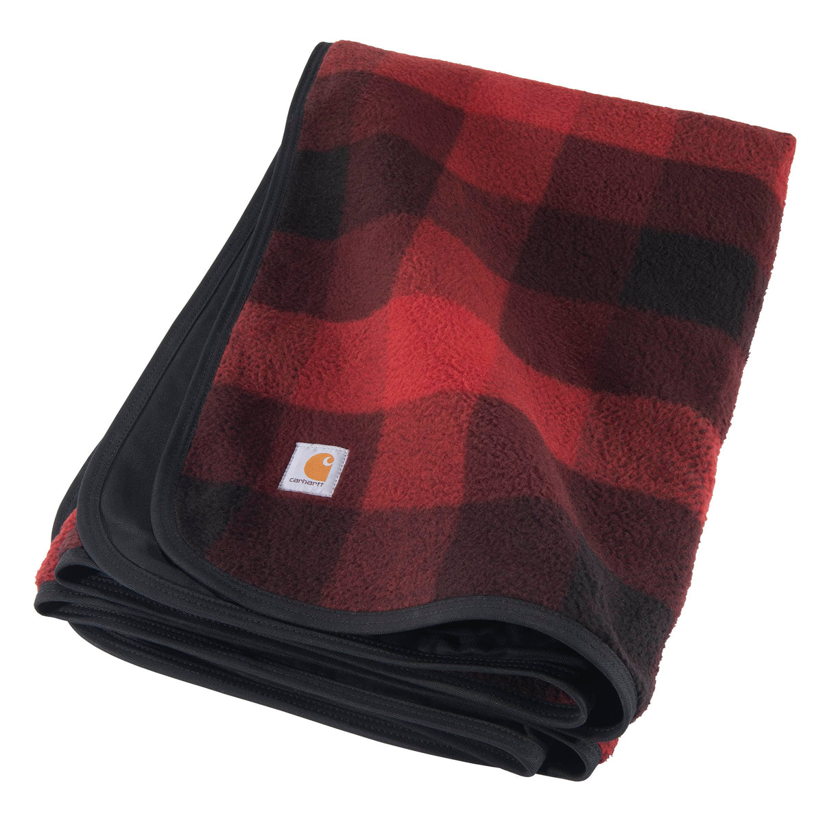 Carhartt Manta Hubbard Plaid frente: tejido duradero y cálido