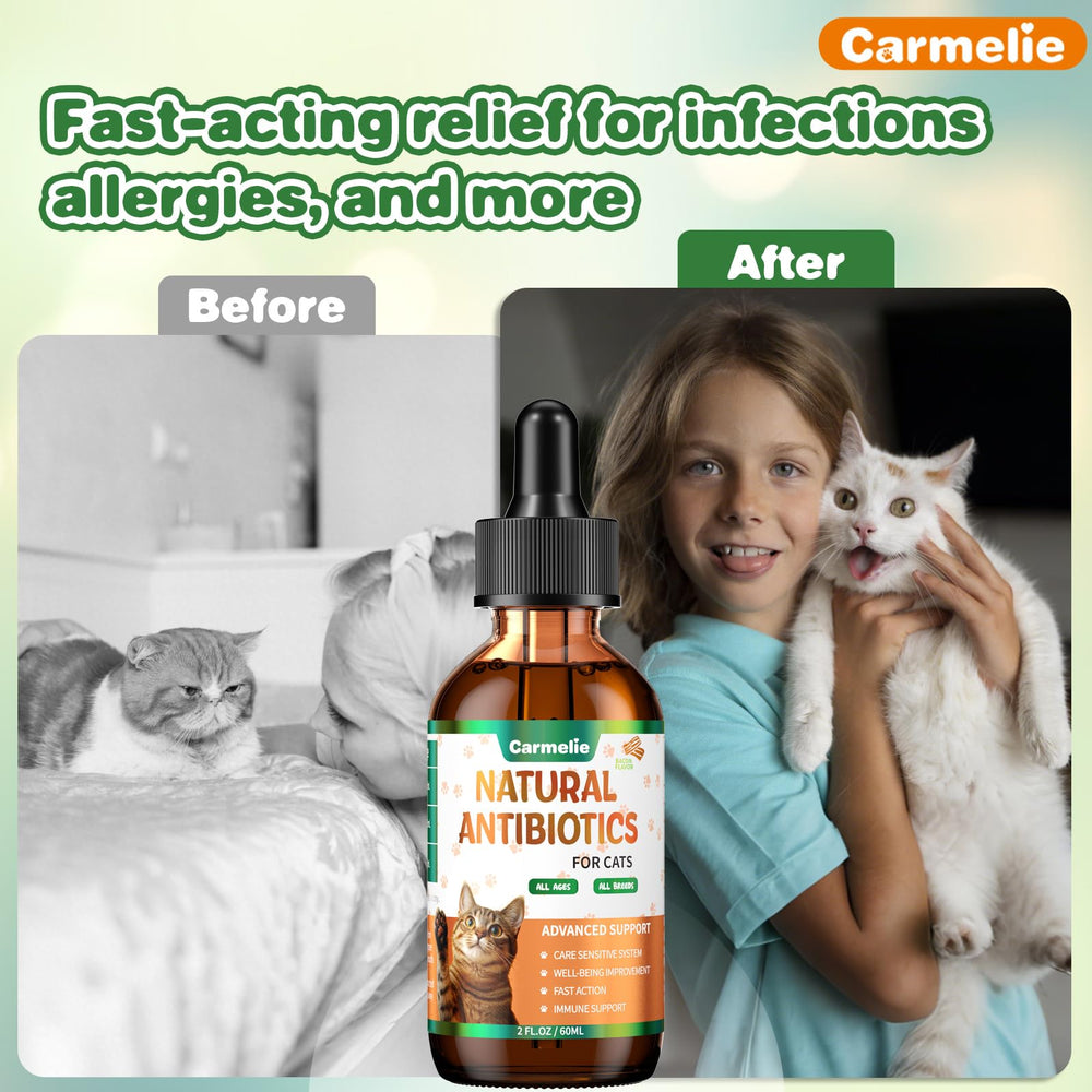 Carmelie fórmula líquida de absorción rápida para gatos.
