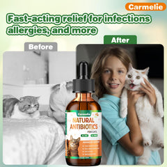 Carmelie fórmula líquida de absorción rápida para gatos.