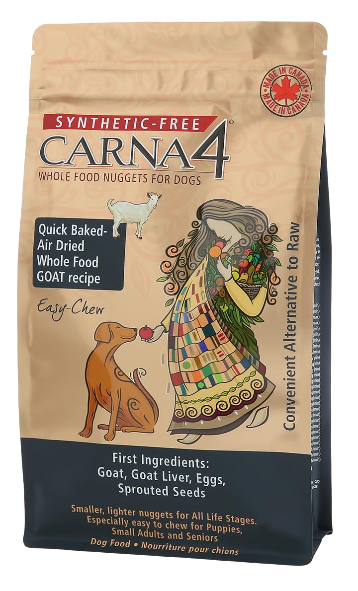 CARNA4 Cabra: Nuggets suaves para perros; apoyo a dientes sensibles