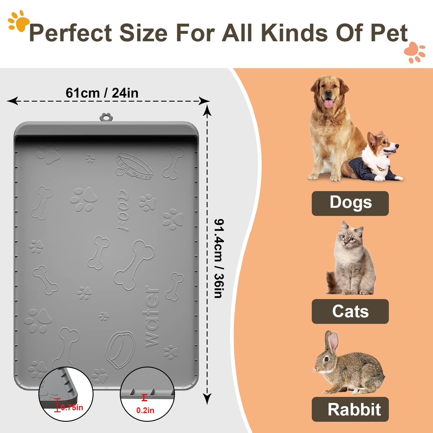 Carry360 tamaño 36x24, ideal para perros medianos y grandes.