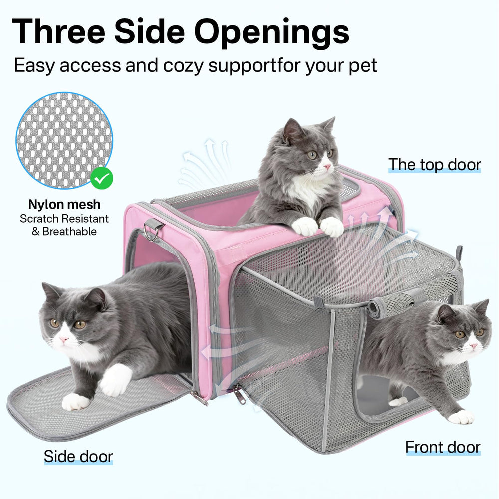 CarryTip portador gato manija ergonómica para transporte cómodo.
