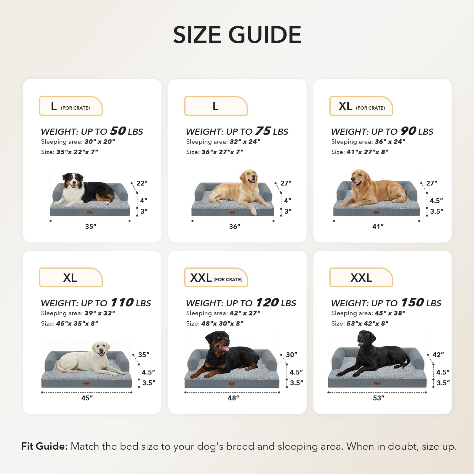 Casa Paw cama ortopédica grande funda removible y lavable