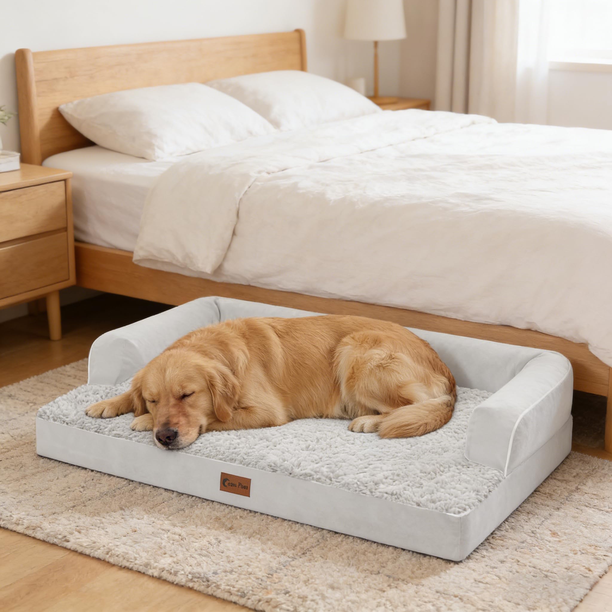 Casa Paw cama ortopédica ofrece varias opciones de color para armonizar el hogar.