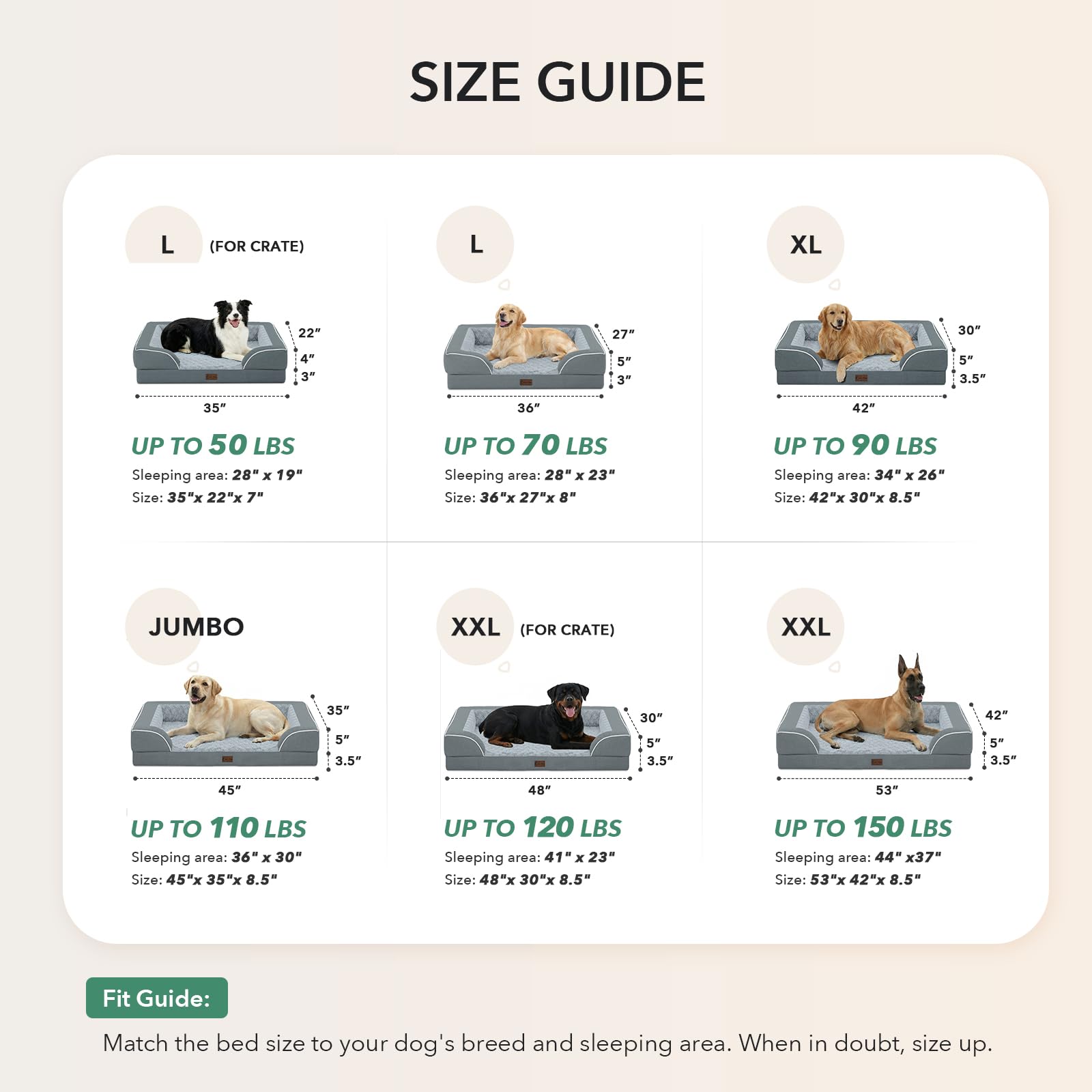 Casa Paw funda desmontable de cama grande para perros con cubierta lavable