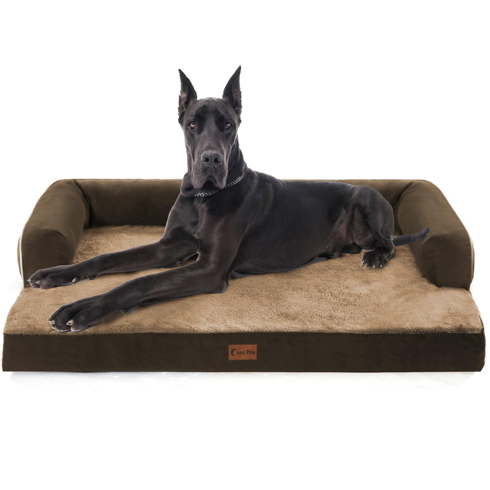 Casa Paw cama ortopédica XXL con funda impermeable para protección ante derrames