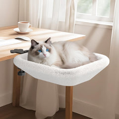 Casaflair cama para escritorio de gato con rotación silenciosa para concentración