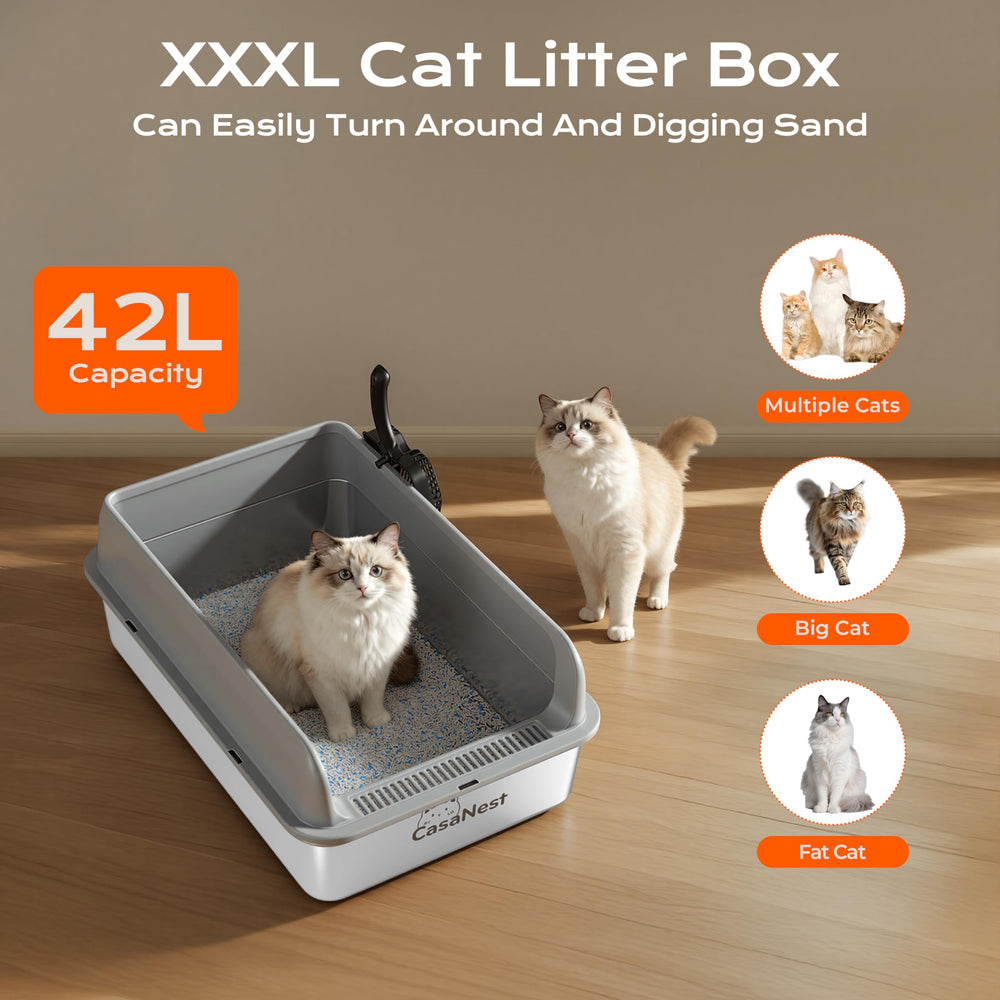 CasaNest XXXL, paredes altas para mejor contención y seguridad.