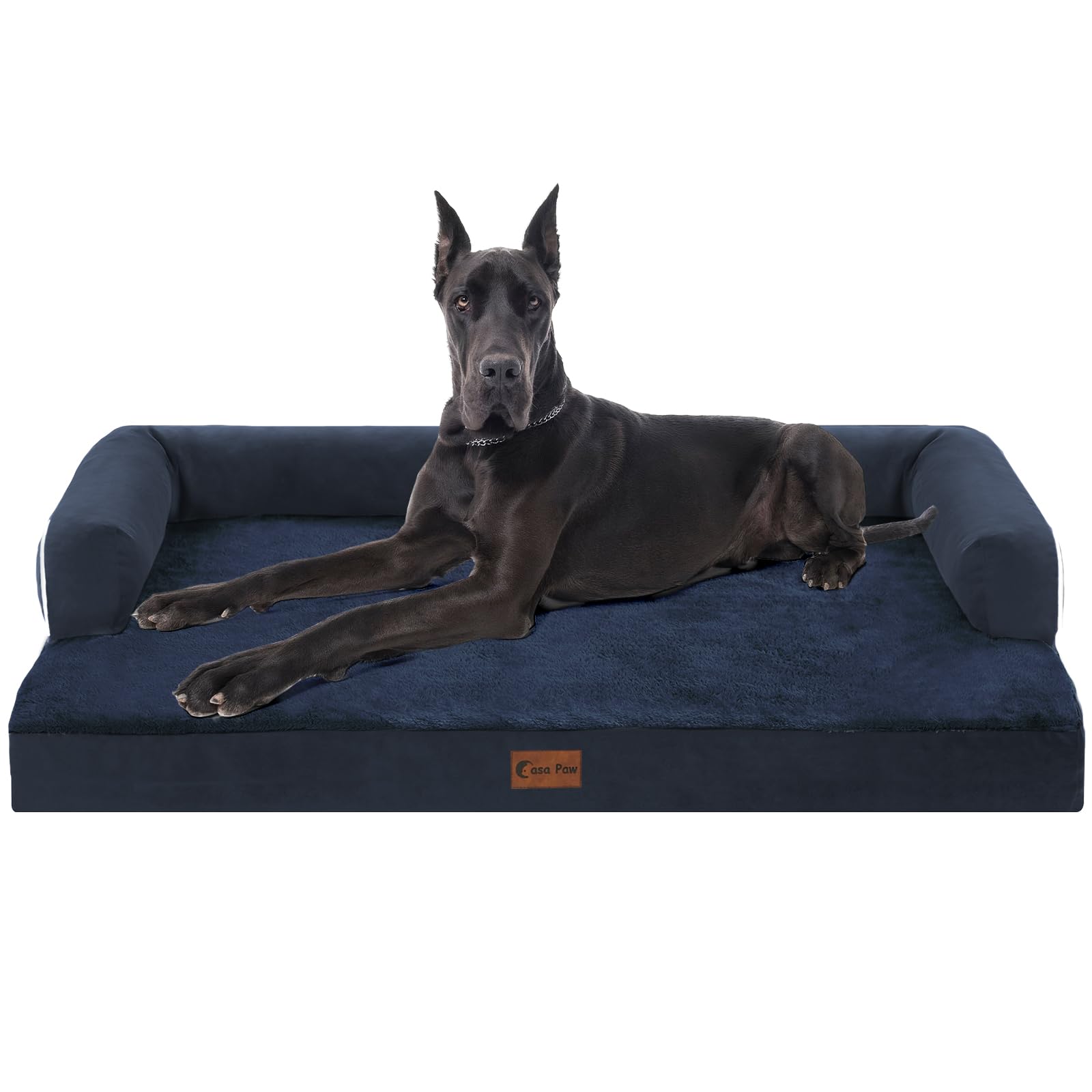 Casa Paw cama ortopédica XXL con espuma huevo para soporte articular