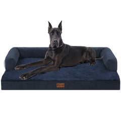Casa Paw cama ortopédica XXL con espuma huevo para soporte articular