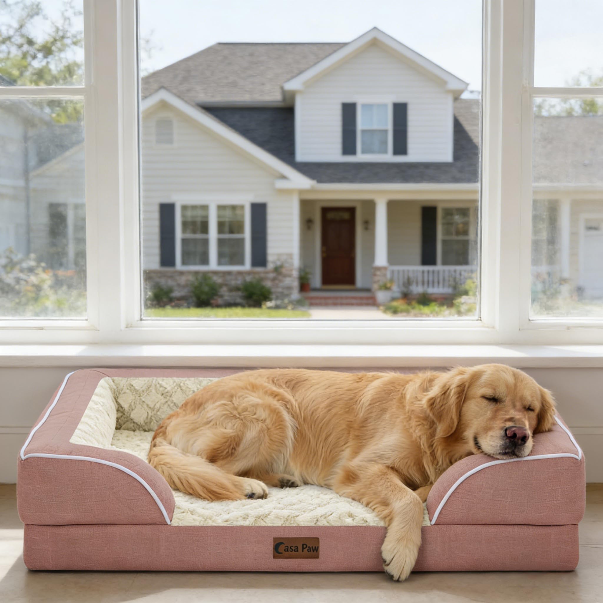 Casa Paw cama-xl-tamano-45x35, dimensiones útiles para perros grandes.