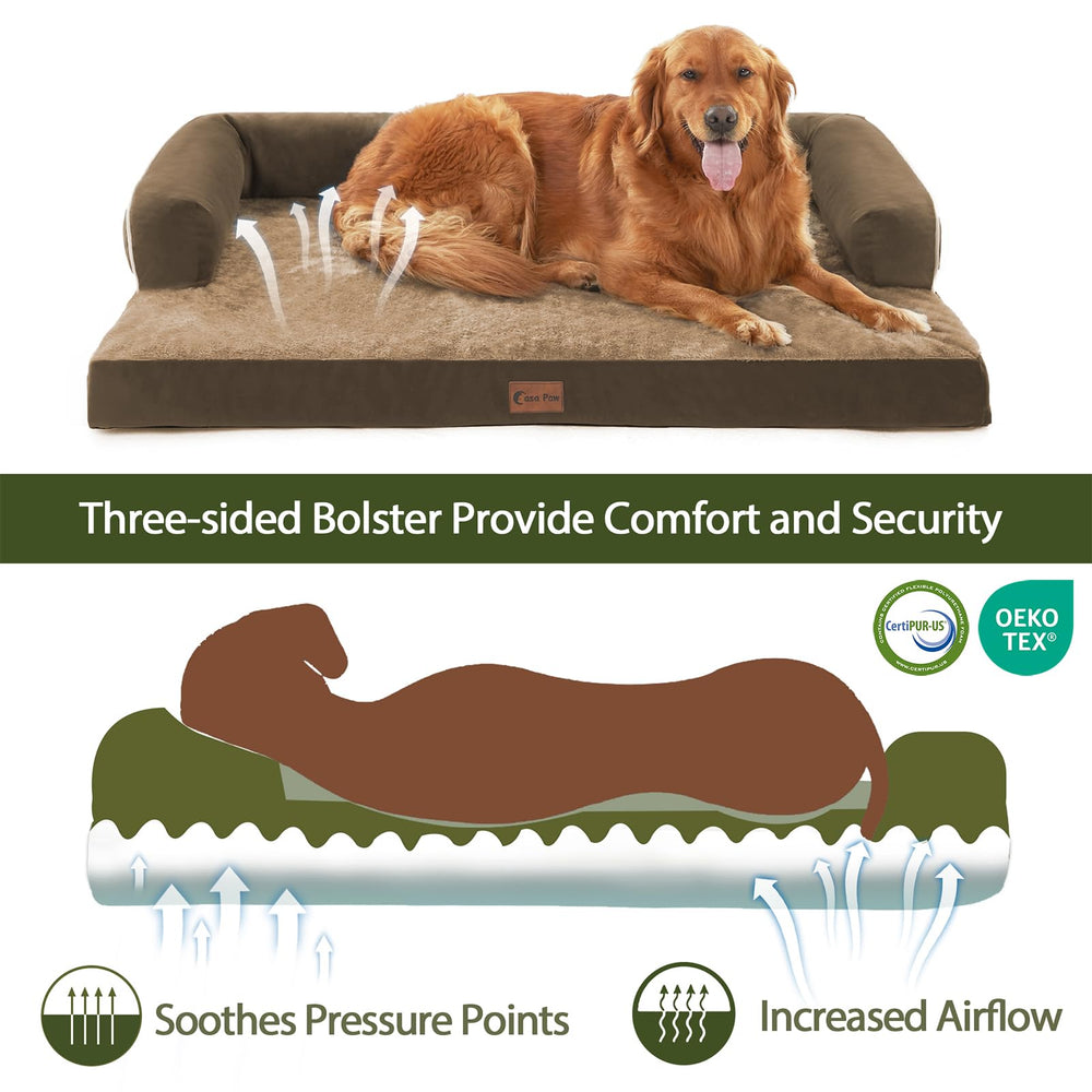 Casa Paw espuma tipo panal para soporte de articulaciones del perro