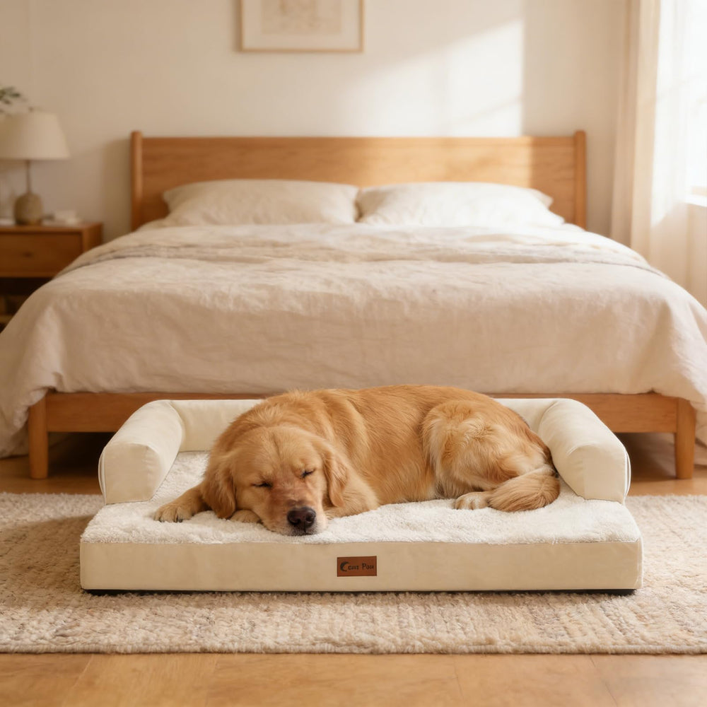 Funda extraíble lavable de Casa Paw facilita la limpieza semanal.