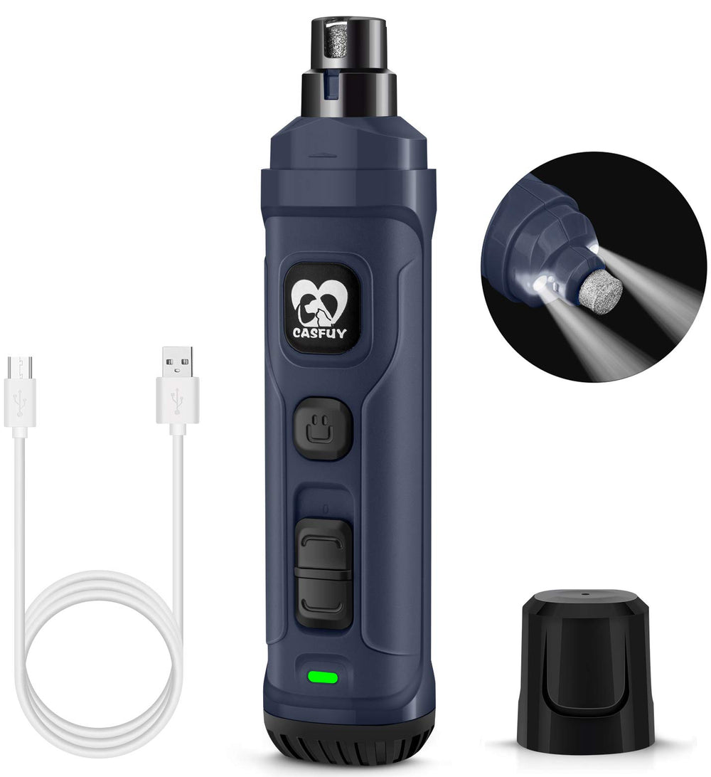 Casfuy lijadora de uñas para perros con 2 LEDs para ver la pulpa