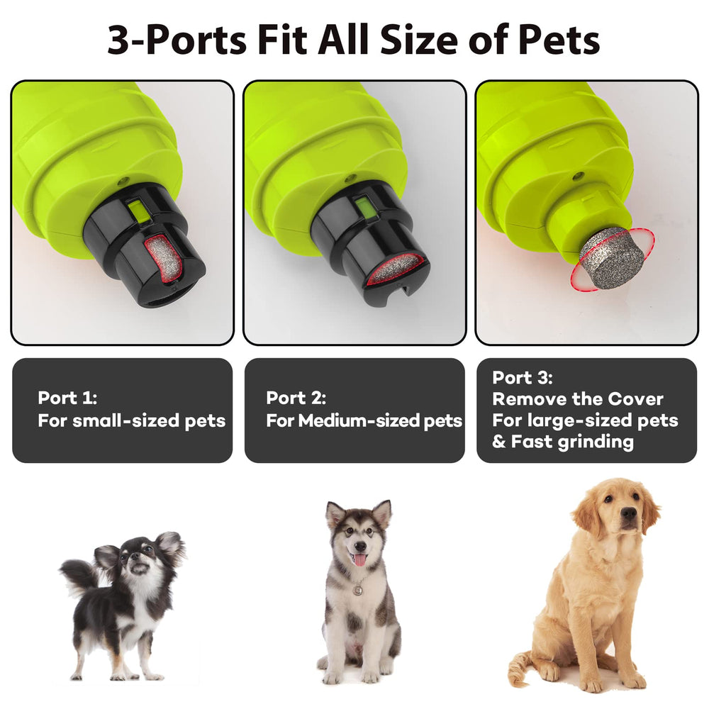 Casfuy lijadora de uñas para perros diseño ergonómico que facilita la maniobra.