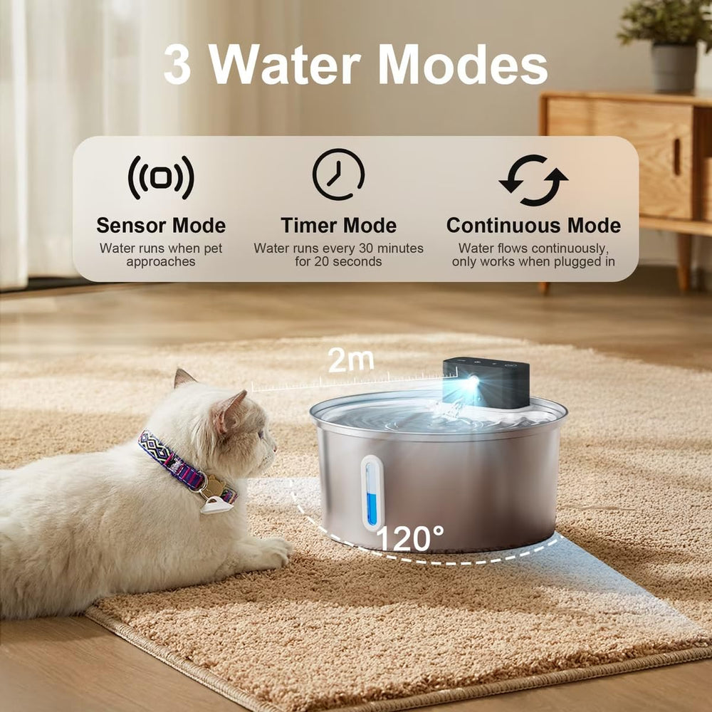 Casfuy PWL-008, funcionamiento silencioso menos de 20 dB para un hogar tranquilo.