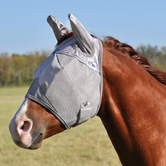 Cashel Crusader: malla anti moscas para caballos con orejas, protección cómoda