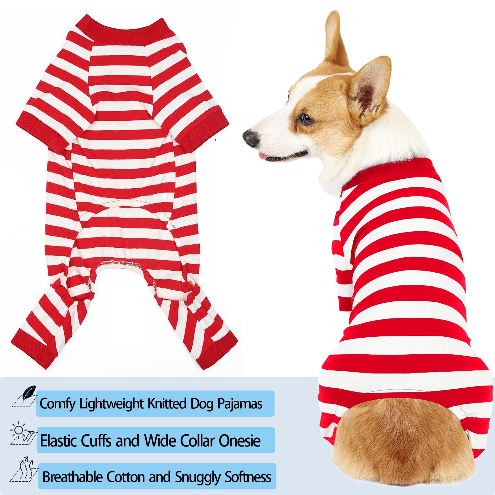Caslfuca pijama perrito tejido algodon 95/5 elastano, comodidad y transpirabilidad.