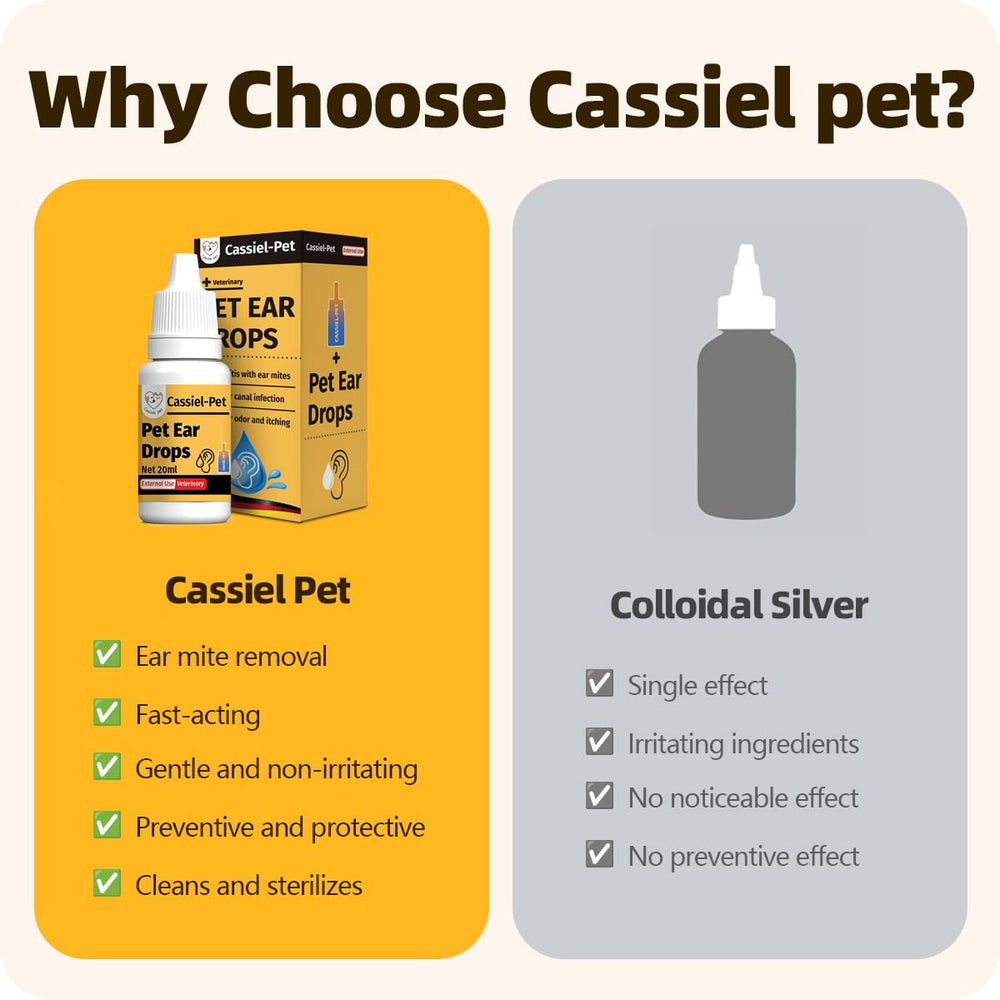 Cassiel Pet Gotas-cuidado-orejas protege a tu mascota ante irritaciones.