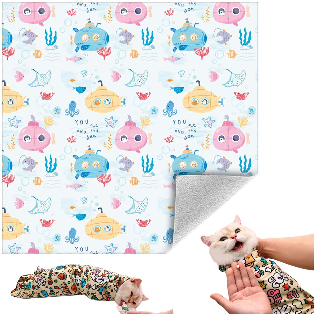 Cat Grooming Wrap: uso multifuncional para uñas, cepillado y visitas veterinarias.