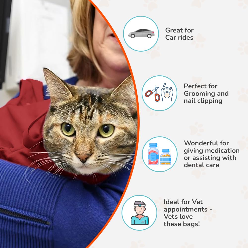 Cat-in-the-bag Cozy Comfort Carrier con correa acolchada para hombro cómodo