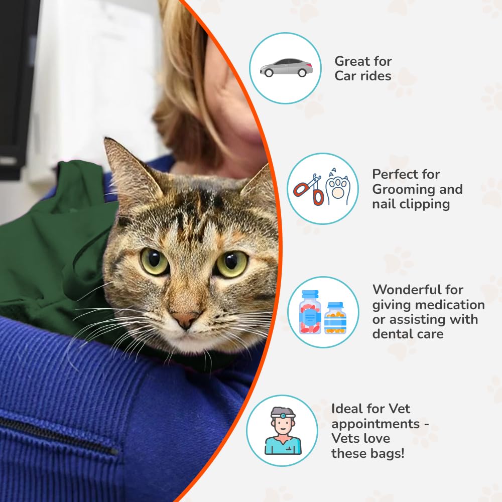 Cat-in-the-bag Cozy Comfort Carrier, correa mano libre para transporte cómodo