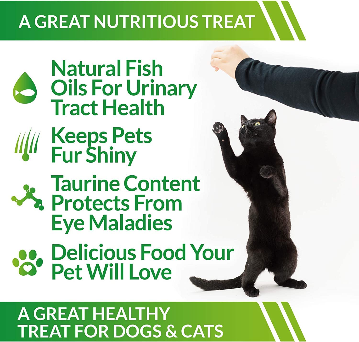 Cat-Man-Doo Alto en proteína, complemento sabroso para comidas.