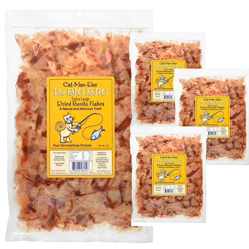 Cat-Man-Doo bonitos copos grandes para perros y gatos, snack sabroso.