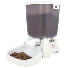 Cat Mate C3000: vista frontal del alimentador automático con tres comidas diarias.